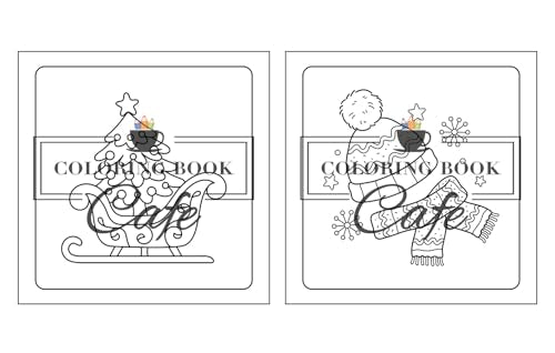 Cute Christmas: Bold and Easy Coloring Book for Adults and Teens Featuring Adorable Christmas Designs for Stress Relief and Relaxation WoodArtSupply