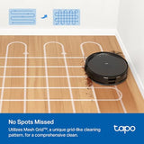 Tapo Ultra-Slim LiDAR Smart Navigation Robot Vacuum and Mop with Self-Emptying Dock, 5300Pa Max, 97%+ Dust Pickup Rate, Self-Charging, Compatible with Alexa & Google Home, RV20 Max Plus Tapo