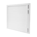 Swinging Doors 35.4x35.4in Solid Wood Cafe Swinging Door Porch Entrance Swinging Door 180° Opening Angle for Home Cafes Restaurants Bars Cash Registers, White Fifizoo