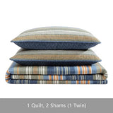 Eddie Bauer - Full/Queen Quilt Set, Reversible Cotton Bedding with Matching Shams, Home Decor for All Seasons (Yakima Green, Full/Queen) Eddie Bauer