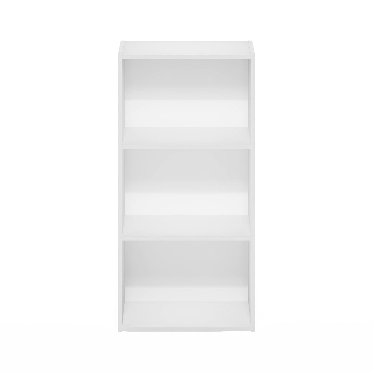 Furinno Luder 3-Tier Open Shelf Bookcase, White Furinno