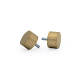 Ivilon Drapery Window Curtain Rod - End Cap Style Design 1 Inch Pole. 48 to 86 Inch Color Warm Gold Ivilon
