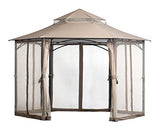 ShelterLogic Outdoor 11' x 11' Magnolia Vented Soft Top Gazebo and Screenhouse ShelterLogic