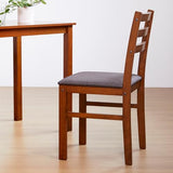 Livinia Seattle 3-Piece Wooden Dining Table Set for 2, Modern Farmhouse Kitchen Dining Room Set with Solid Wood Ladder Back Chairs for Small Space (Antique) Livinia