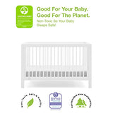 GAP babyGap Charlie 6-in-1 Convertible Crib - Greenguard Gold Certified, Bianca White Delta Children
