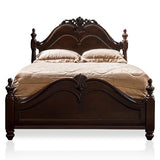 Furniture of America FOA Ruben 3pc Cherry Wood Panel Bedroom Set - Queen + Nightstand + Chest Furniture of America
