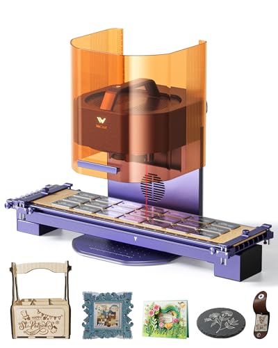 WECREAT Lumos Dual (3W IR+10W Diode) Laser Engraver with 20.5" Extension, 4000mm/s Speed, 8K Precision, Laser Engraving Machine for Batch Engraving Jewelry, Colorful Metal, Wood Leather Craft DIY Fair WECREAT