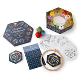 Ingrid's Wildflowers - an Heirloom Embroidery Kit by Missouri Star | Includes 20 Wildflower Designed Peel & Stitch Washaway Sheets, Colored Floss, Needles, Hoop, and Other Tools Needed for Embroidery