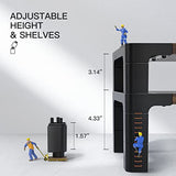 HUANUO Monitor Stand Computer Riser, Monitor Stand for Desk with Adjustable Height and 2 Platforms, Ergonomic Computer Riser, Monitor Riser for Laptops and Monitors HUANUO