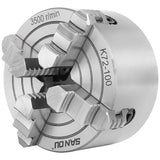 K72-100 4" Reversible Jaw Independent Chuck Lathe Scroll Chuck Lathe machine Tools Wood Turning Cast Iron AIKYKFL