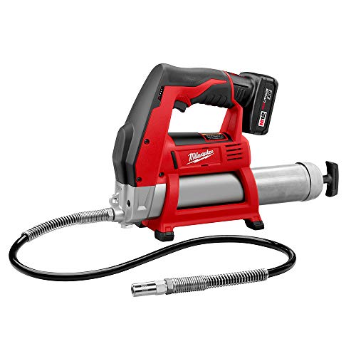 Milwaukee 2446-21XC M12 Cordless Lithium-Ion Grease Gun - WoodArtSupply