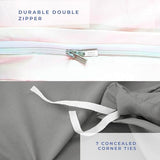 Kotton Culture 3 Pc Twin XL/Twin Duvet Cover Set-100% Egyptian Cotton 600 Thread Count Ultra Soft Premium Durable Comforter Cover Zipper Closure & Corner Ties- (White, 68" X 90") Kotton Culture