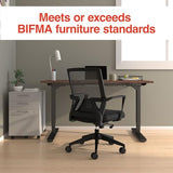 STAPLES Cartwright Ergonomic Office Desk Chair, Adjustable with Breathable Mesh & Lumbar Support, Perfect for Home & Office, Black STAPLES