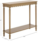 SAFAVIEH Home Collection Haven French Country Farmhouse Desert Brown Console Table for Entryway, Living Room, Foyer SAFAVIEH