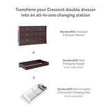 Storkcraft Crescent 6 Drawer Double Dresser (Espresso) – GREENGUARD Gold Certified, Dresser For Nursery, 6 Drawer Dresser, Kids Dresser, Nursery Dresser Drawer Organizer, Chest of Drawers STORKCRAFT