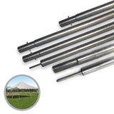 20' x 40' Standard Tent Pole Set | Used with Party Tents Direct 20x20 Weekender Pole Canopy Tent | Heavy Duty Galvanized Steel | Side and Center Poles Only (Top Not Included) Party Tents Direct