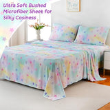 ChicView Twin Sheet Set Kids,3 Pieces Breathable Soft Microfiber Bedsheets for Child Boys Girls, Anti Pilling Deep Pockets Easy Care Bed Sheets, Stars ChicView