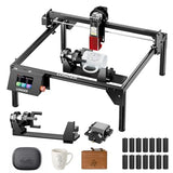 Longer RAY5 10000mW Laser Engraver, Wood/Leather/Acrylic Engraving Cutting Machine, DIY Desktop Laser Cutter with Safety Protection, Air Assist & 3 in 1 Roller Longer