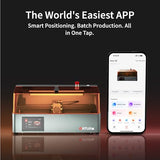 Ortur R2 10W Laser Engraver Enclosed Laser Cutter and Engraver Machine Smart Camera Positioning Batch Engraving Wood & Metal Ortur