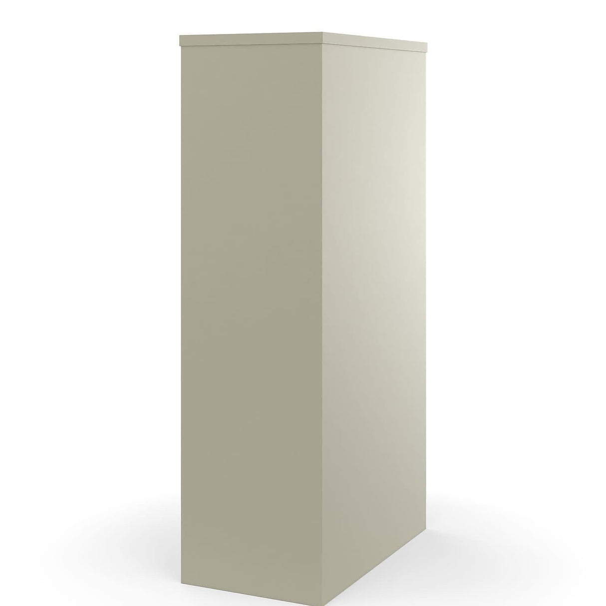 STAPLES Commercial 4-Drawer Vertical File Cabinet, Locking, Letter, Putty/Beige, 22-inch D (22336D) STAPLES