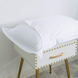 SUSYBAO White Duvet Cover Twin 100% Cotton 2 Pcs Set 1 Single Duvet Cover with Zipper Ties 1 Pillow Sham Soft Hotel Collection Bedding Set SUSYBAO