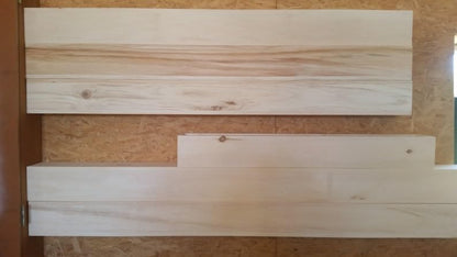 VOFMK Fireplace Mantel Wood Beam Shelf Floating Rustic U Pick Size Unfinished Mantle (84" inches)