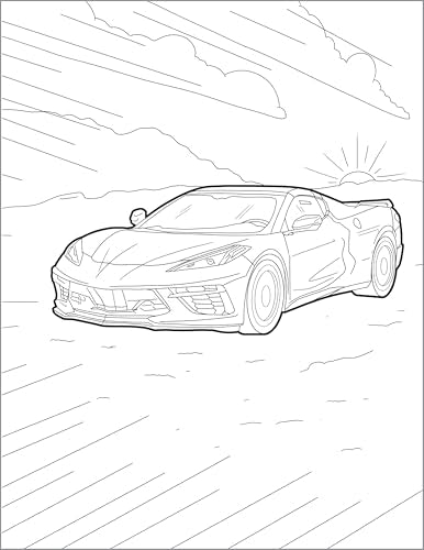 Coloring Book for Kids: Cool Cars & Trucks WoodArtSupply