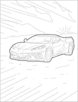 Coloring Book for Kids: Cool Cars & Trucks WoodArtSupply