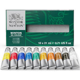 Winsor & Newton Winton Oil Color Paint, Basic Set, 10 x 21ml Tubes Winsor & Newton