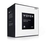 MALOUF Supima Premium Cotton Sheets-100 Percent American Grown Long Staple-Sateen Weave-Extra Deep Pockets-Single Ply-600 Thread Count-King-Charcoal, King MALOUF