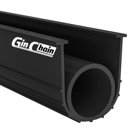 Ginchain Garage Door Seals Bottom Rubber Weather Stripping Kit with 5/16" T-Ends Seal Strip Replacement, Universal U+O Ring Weatherproof Threshold Buffering Sealing Rubber(16Ft) Ginchain