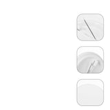 SEWACC 20 Pcs Blank Button Making Supplies Round Badge Button Parts Metal Button Pin Badges for Button Maker Machine DIY Craft Supplies White Decor SEWACC