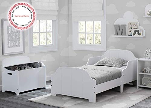 Delta Children MySize Deluxe Toy Box - Greenguard Gold Certified, Bianca White Delta Children