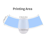 Craft Express 17 OZ Sublimation Glass Wine Tumblers Cups Frosted-Stemless Wine Glasses-Perfect for Sublimation Oven Crafting-Set of 4 Craft Express