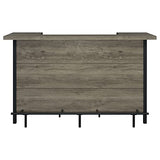 Coaster Furniture Bar Unit Grey Driftwood Black 182105 Coaster Home Furnishings