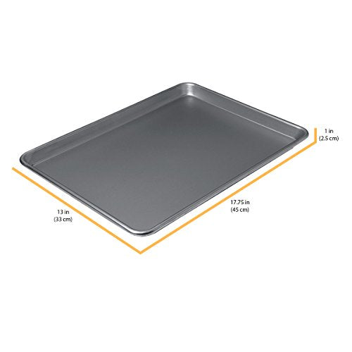 Chicago Metallic Professional Non-Stick Cooking/Baking Sheet,16.1"X12"X1", Silver