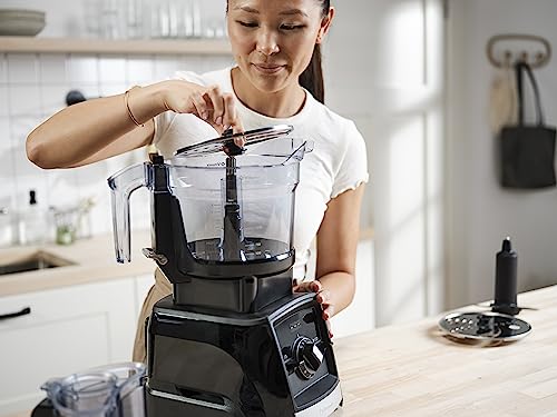 Vitamix 12-Cup Food Processor Attachment with SELF-DETECT™, Compatible with Ascent and Venturist Series, Black Vitamix