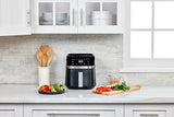 BLACK+DECKER Purifry 4QT Air Fryer, Crispy Deep Fried Taste without the Fat, Plus Bake, Dehydrate, and Keep Food Warm, Digital Touchscreen and Auto Shut-Off BLACK+DECKER