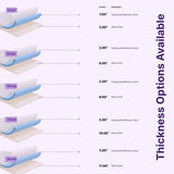 NapQueen 6 Inch Twin-XL Size Mattress, Cooling Gel Memory Foam Mattress, Bed in a Box,White NapQueen