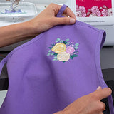 Brother PE545 Embroidery Machine, Wireless LAN Connected, 135 Built-in Designs, 4" x 4" Hoop Area, Large 3.7" LCD Touchscreen, USB Port, 10 Font Styles Brother