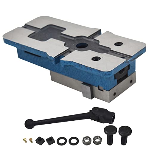 marddpair Bench Clamp Vise 3 Inch Accuracy Mill Vise without Base Fit for Milling Shaping and Drilling Machines marddpair