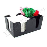 Winco BC-6 Bar Caddy with 6 Compartments,Black,Medium Winco