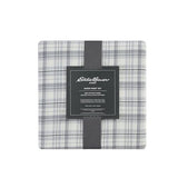 Eddie Bauer - Flannel Sheets King Size, Anti-Pilling & Wrinkle Resistant Cotton, Touchably Soft for All-Season Comfort - Bed Sheets with Matching Pillowcases & Fitted Sheet (Beacon Hill Ivory)