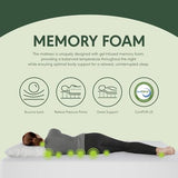 Furinno Tidur Cooling Gel Memory Foam Mattress, 10 Inch, California King Furinno