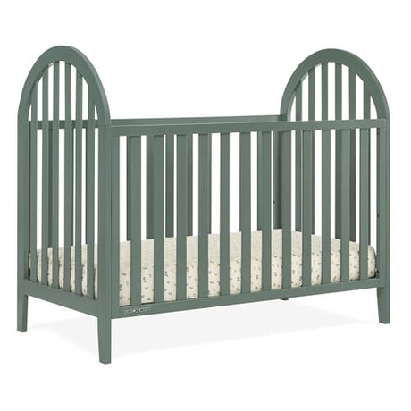 Delta Children Milano 4-in-1 Convertible Crib - Greenguard Gold Certified, Grassy Glen Delta Children