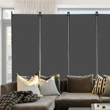 VEVOR Room Divider, 6 Panel Room Divider, Folding Privacy Screen and Portable Partition Divider for Room Separation, Freestanding Room Partitions for Office, Bedroom, Study, Grey VEVOR