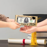 TM TEEMAN Personalozed Graduation Money Holder 2024, Custom 2024 Graduation Gifts, Grad Money Gifts, Unique Greeting Cards, Cash Gift Ideas for Graduation, Hanging Double-Layer Cash Holders (s4) TM TEEMAN