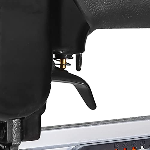 Freeman PP123 Pneumatic 23-Gauge 1" Micro Pinner Ergonomic and Lightweight Nail Gun with Safety Trigger and Pin Size Selector for Crafts, Moulding, and Picture Frames Freeman