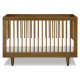 DaVinci Marley 3-in-1 Convertible Crib in Walnut Finish and Walnut Legs, Greenguard Gold Certified DaVinci