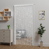 Atsweetlife 4 Pieces Door String Curtain Doorway Beads Curtains,Hanging Room Divider Beaded Decor Hippie Glitter Fringe Panel Closet Window Doors Sequin Sheer Boho Doors Tassel Atsweetlife